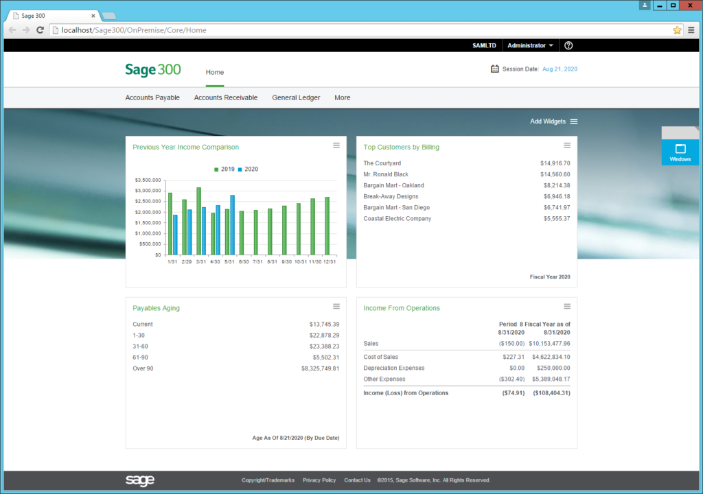 SAGE 300 ERP ABUDHBAI